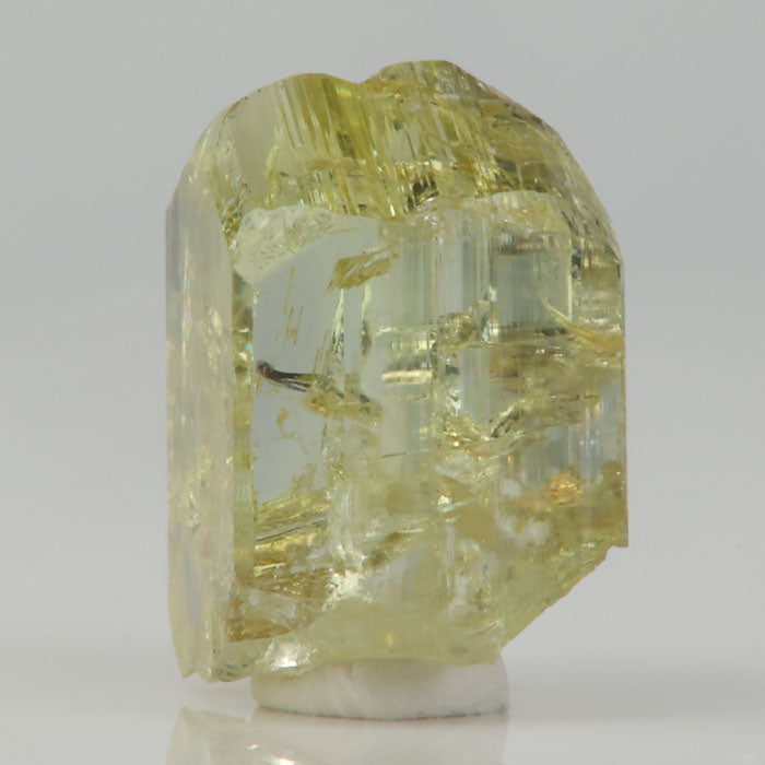 transparent yellow tanzanite collector crystal