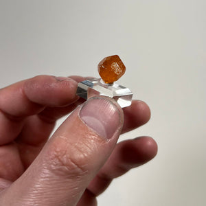 Natural spessartite garnet crystal from Loliondo