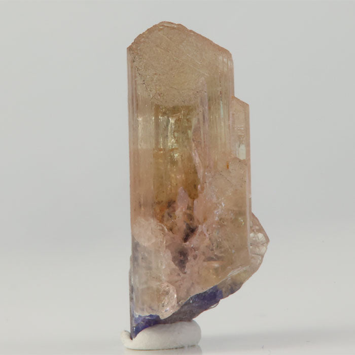 transparent pink tanzanite collector crystal specimen
