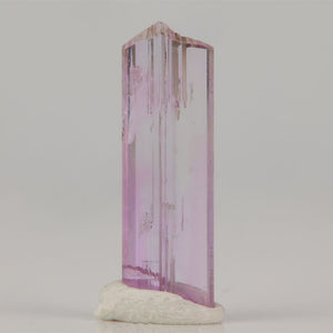Pink tanzanite crystal from Tanzania with elongated prismatic form