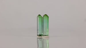 Green Tourmaline Crystal Pair from Congo – 1.37g Total