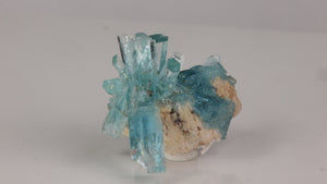 Deep Blue Aquamarine Crystal Cluster from Namibia – 15.66 grams