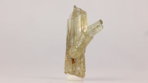 Orthorhombic diaspore cluster with translucent crystals and layered formation