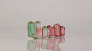 Natural Gem Tourmaline Crystal Lot (6 Pieces) from Congo – 3.04g Total