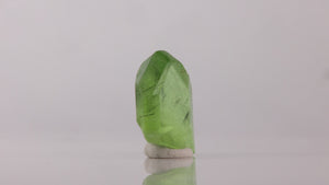 peridot crystal with ludwigite