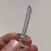 Slender terminated blue Tourmaline crystal