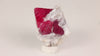 bright red spinel crystal on white matrix