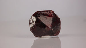 Red zircon crystal specimen