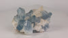sky blue celestite with calcite crystals