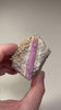 ruby in matrix with elongated crystal and strong color