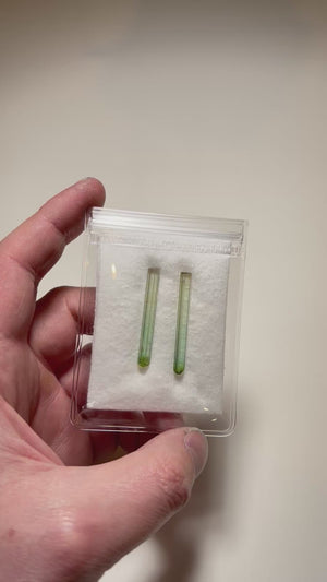 Slender Tourmaline Crystal Pair