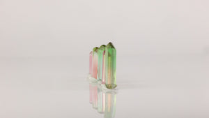 congo tourmaline crystal group six pieces collector mineral display