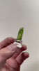 translucent green tremolite thumbnail crystal mineral specimen