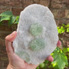 Shangrao fluorite crystals displaying stepped cubic growth