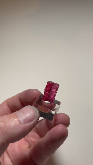 Rhodonite Crystal Cluster from Brazil – 2.95 grams