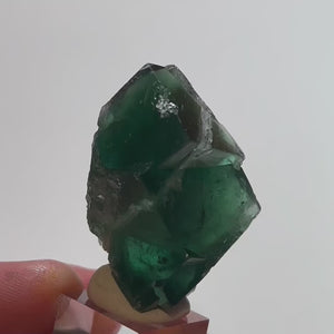 Rogerley Fluorite with Intricate Growth Patterns and Twinned Crystals 42.53g
