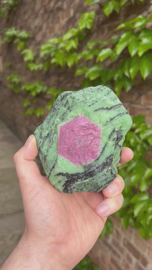 Large ruby zoisite display specimen from Tanzania