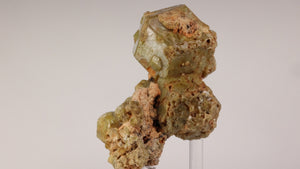 green yellow mali garnet mineral specimen