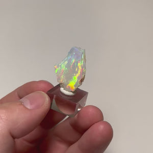 Colorful Ethiopian opal rough from Ethiopia
