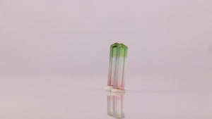 Tricolor Tourmaline Crystal Pair from Congo – 0.80g Total