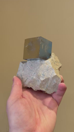 Natural Pyrite Cube from Spain