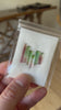 Natural tourmaline crystal set elongated mixed color specimens