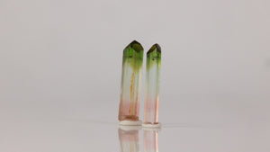 Tricolor Tourmaline Crystal Pair from Congo – 1.59g Total