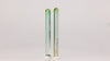 natural green tourmaline pair with similar size and shape