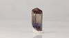 golden and violet blue tanzanite crystal specimen