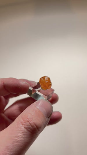 Orange Spessartite Garnet Crsytal from Tanzania – 4.08g