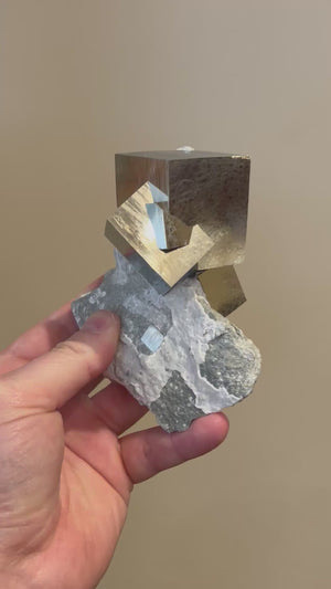 Natural RAw pyrite cubes