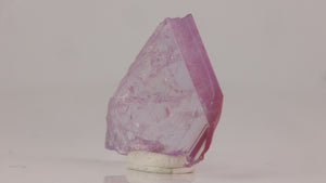 Tanzanian axinite crystal with pale violet hue and natural sharp edges