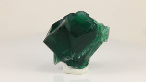 Rogerley Fluorite with Deep Emerald Green Intergrown Cubic Crystals 46.92g