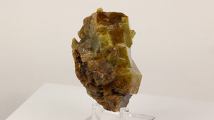 large garnet cluster with sharp crystal faces