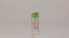 natural green to pink tourmaline crystals collector display pair