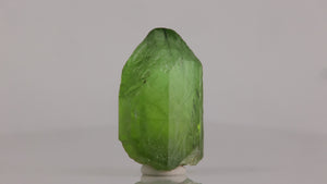 Gem quality peridot crystal green