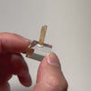 Slender Topaz crystal from Minas Gerais Brazil