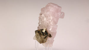 Chinese calcite pyrite collector display specimen