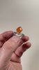 Lustrous orange garnet crystal from Tanzania