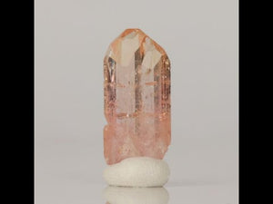 4.3ct Pinkish Orange Zambian Imperial Topaz Crystal