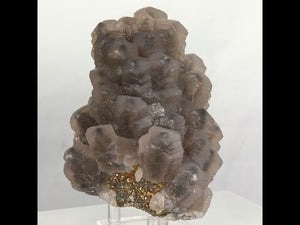 1026g Tall Greyish Calcite Crystal Specimen from China
