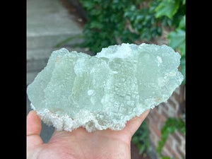 1506g Yellowy Green Complex Fluorite Crystal Specimen from China
