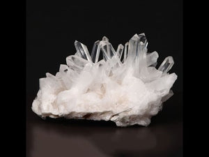 244g White Clear Quartz Crystal Cluster from Colombia