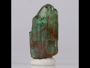 19ct Green and Pink Zoned Tourmaline Crystal from Brazil