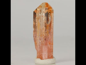 11.1ct Pinkish Orange Topaz Crystal