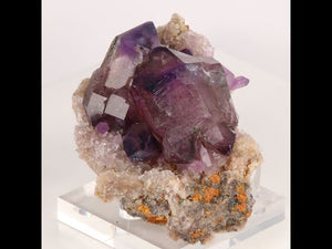 112g Amethyst Crystal Cluster on Matrix from Zimbabwe