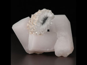 66g Beautiful White Calcite Crystal Cluster & Quartz