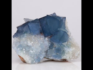 210g Purple Blue Fluorite Specimen from China