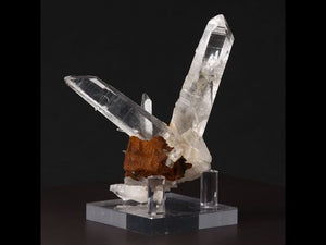 87g Quartz and Hematite Crystal Specimen
