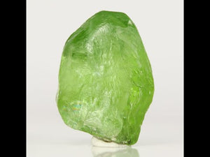 70.7ct Big Naturally Etched Peridot Crystal Specimen